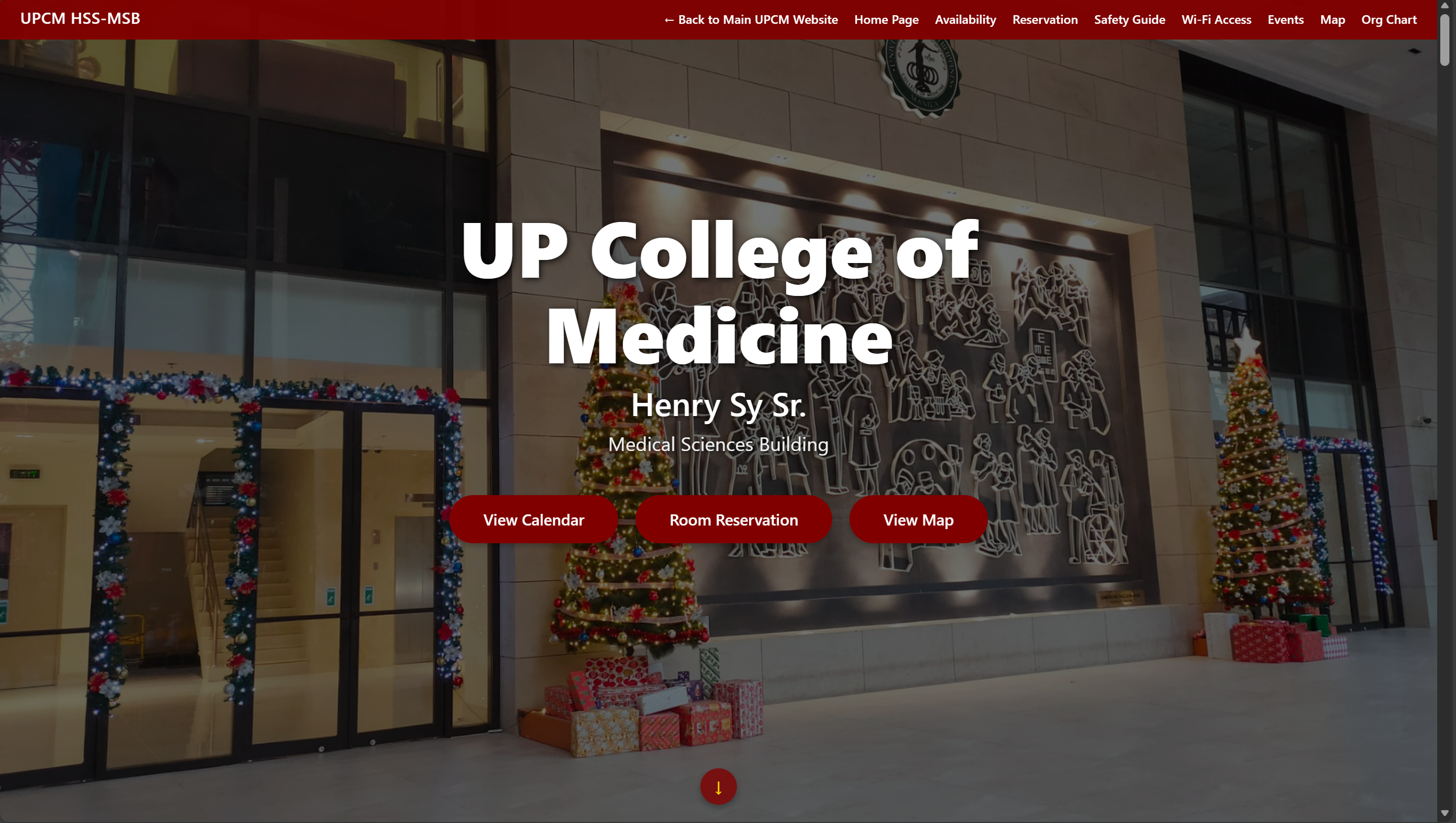 UP College of Medicine Project Screenshot